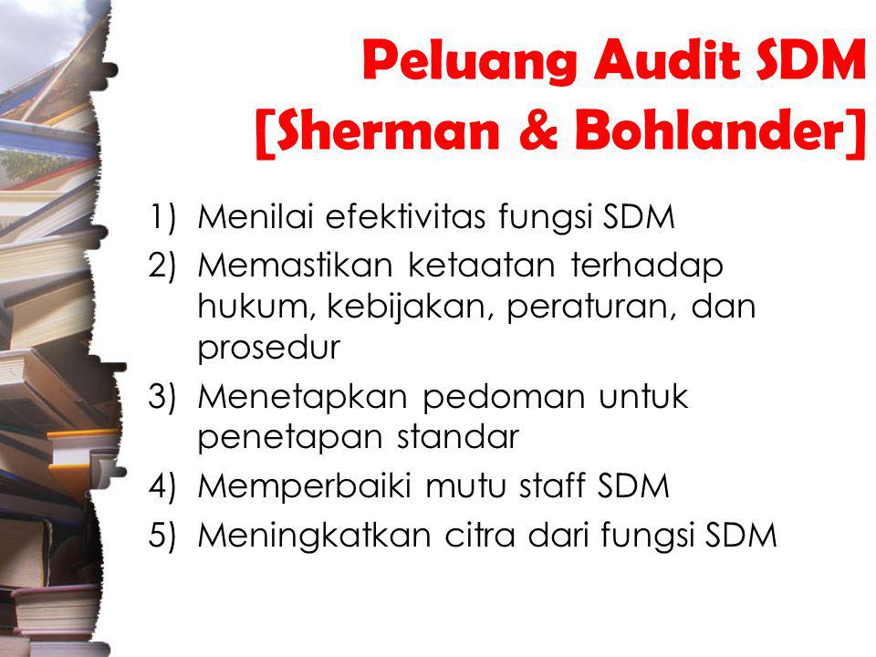 Peluang Audit SDM [Sherman & Bohlander]