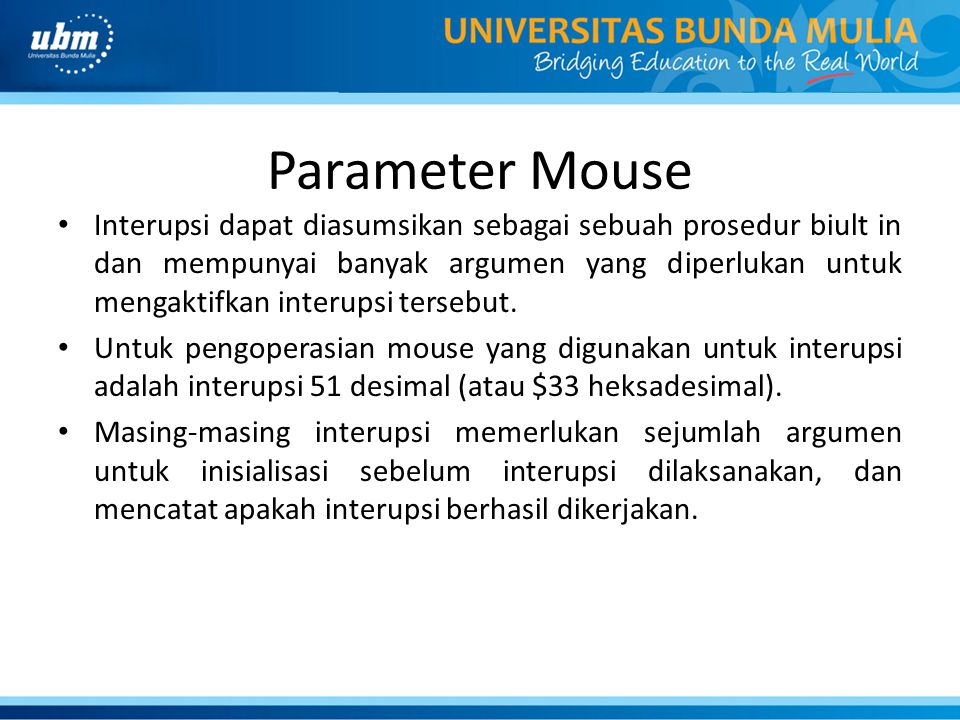 Parameter Mouse