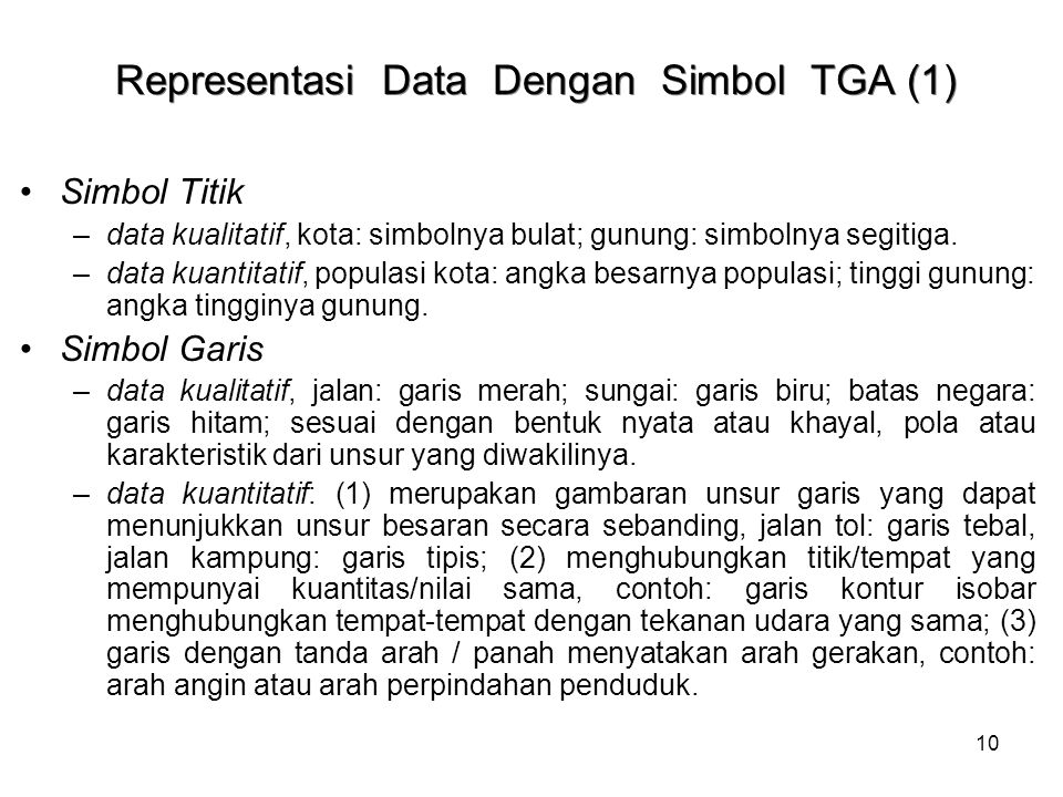 Representasi Data Dengan Simbol TGA (1)
