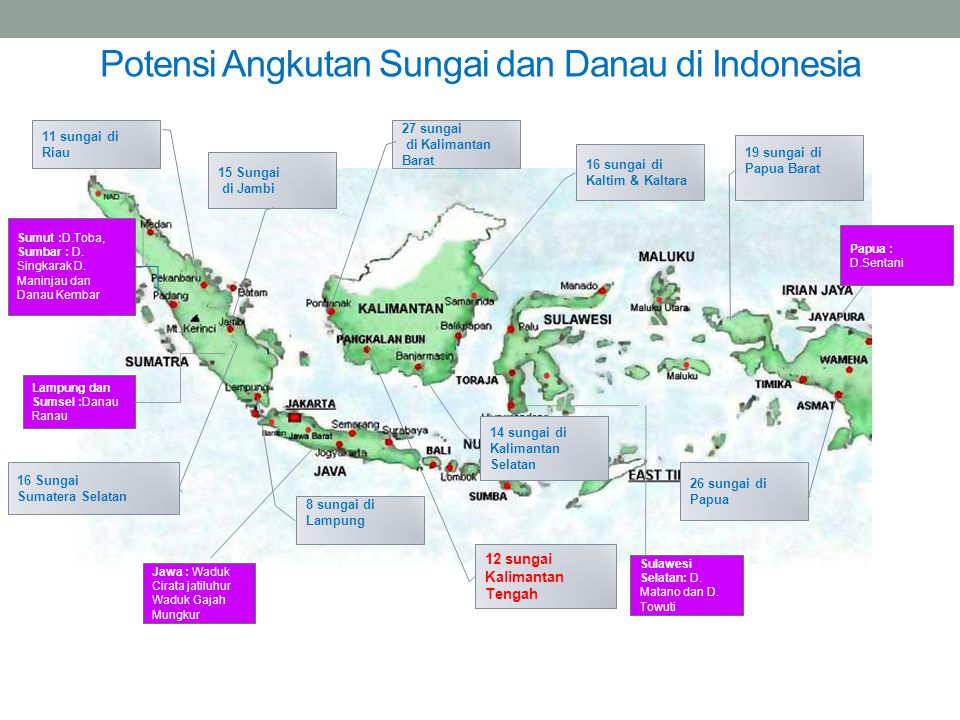 Potensi Angkutan Sungai dan Danau di Indonesia