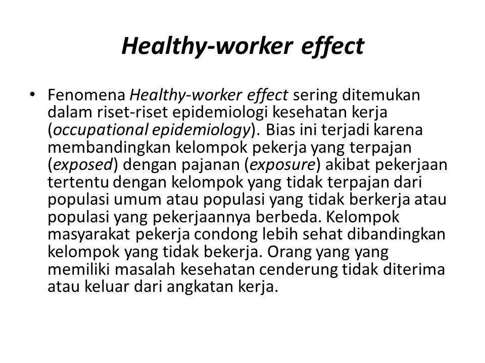 Healthy-worker effect