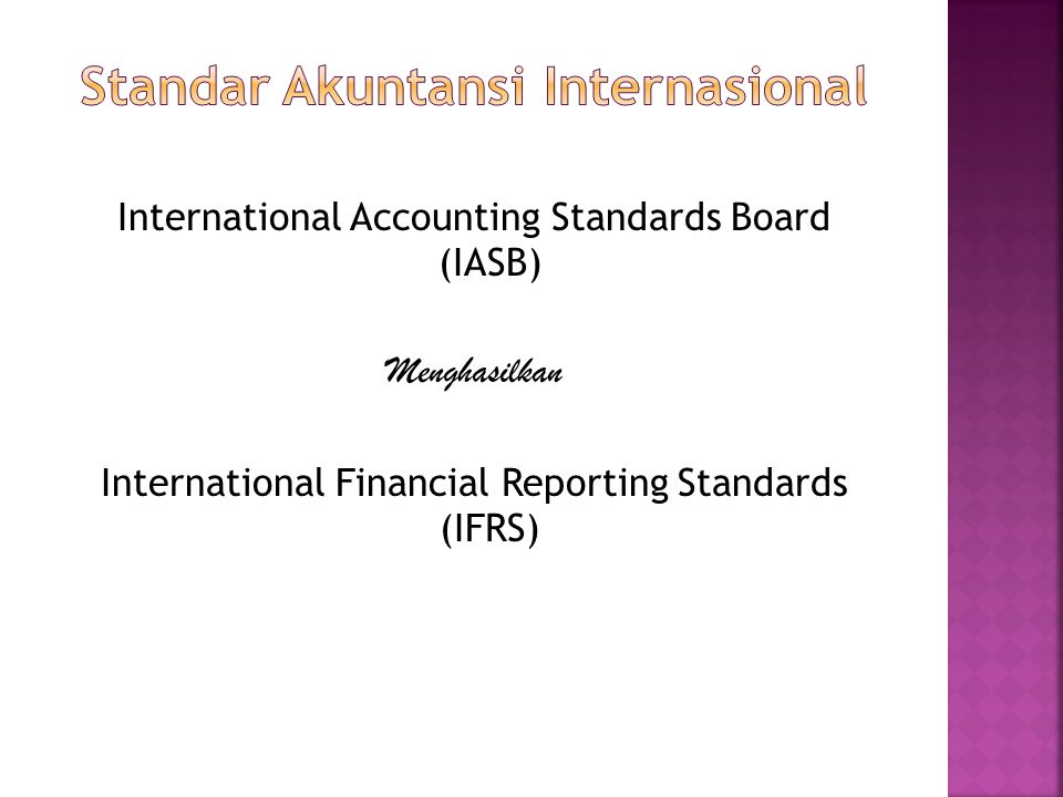 Standar Akuntansi Internasional