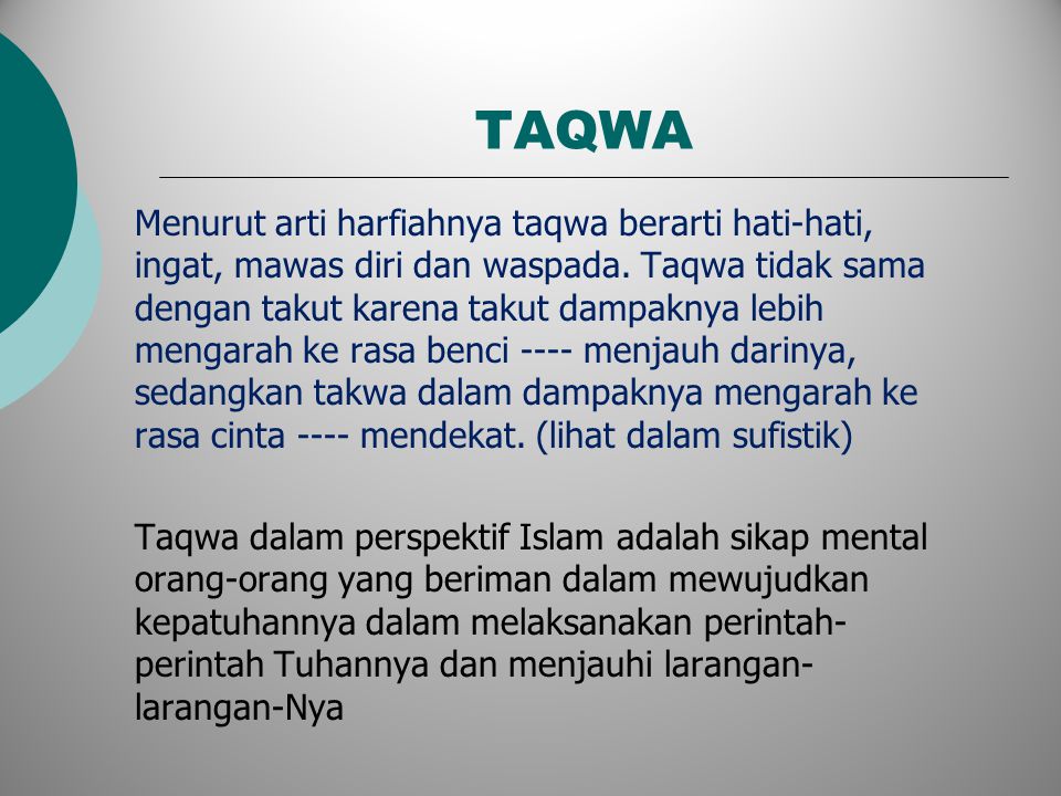TAQWA