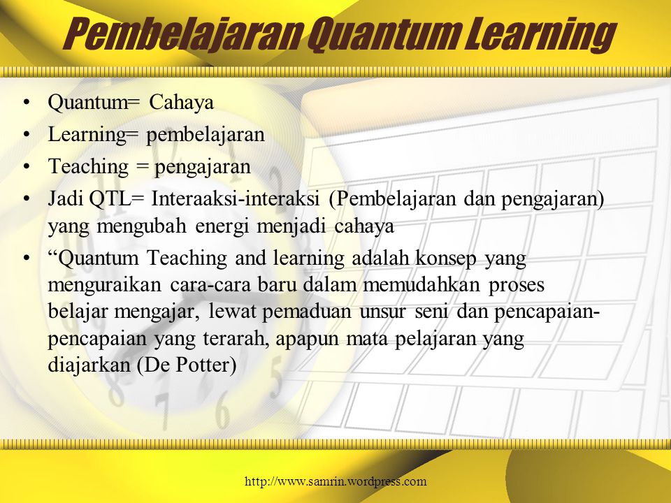 Pembelajaran Quantum Learning