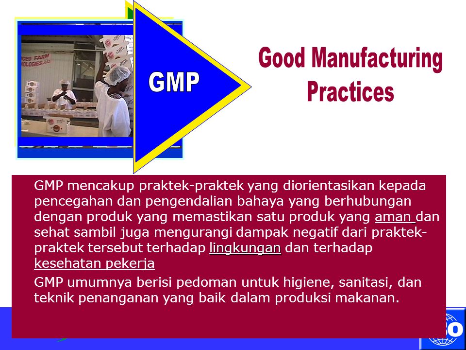 Good Manufacturing Practices GMP GMP