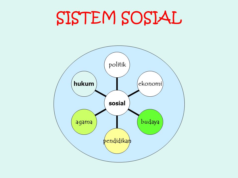 SISTEM SOSIAL