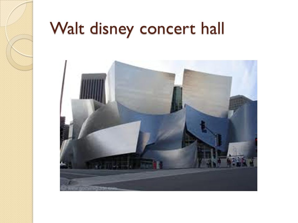 Walt disney concert hall