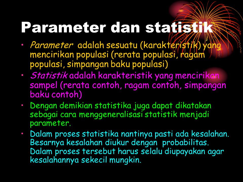 Parameter dan statistik