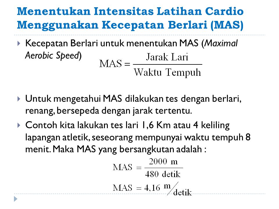 Cara Menghitung Intensitas Latihan : Cara Mengukur Intensitas Untuk ...