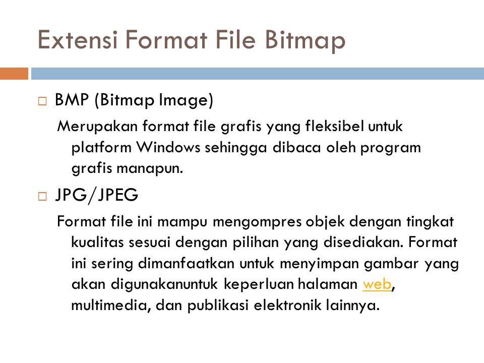 Extensi Format File Bitmap