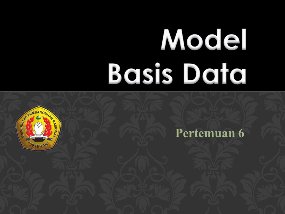 Model Basis Data Pertemuan 6