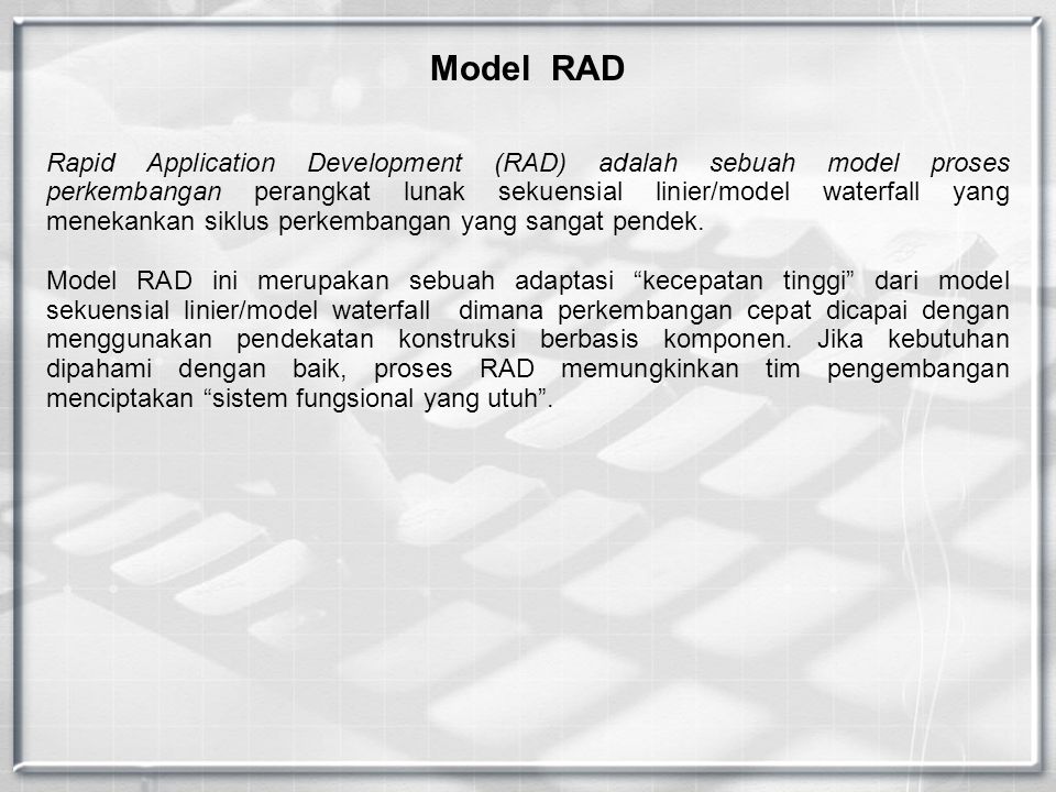 Model RAD