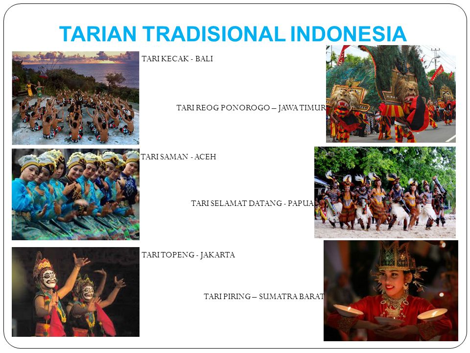 TARIAN TRADISIONAL INDONESIA