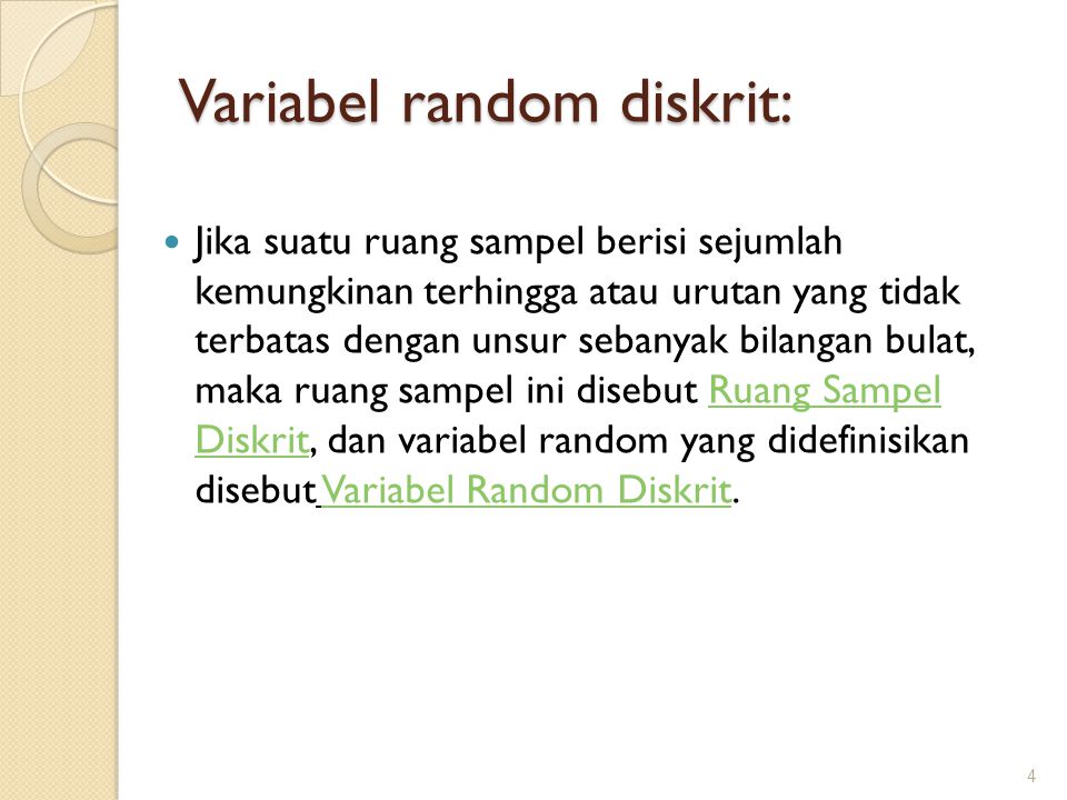 Variabel random diskrit: