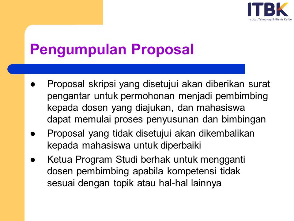 Pengumpulan Proposal