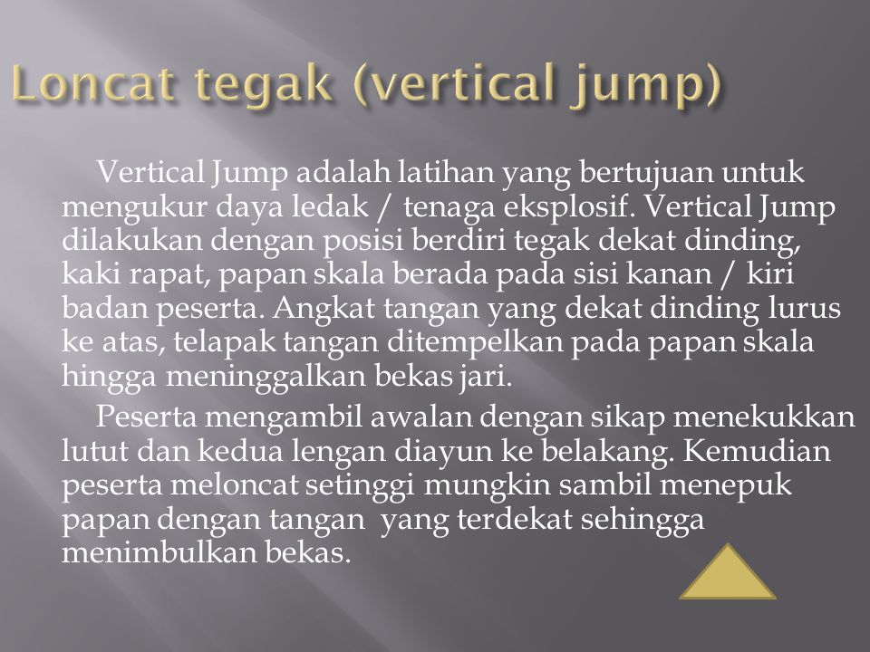 Loncat tegak (vertical jump)