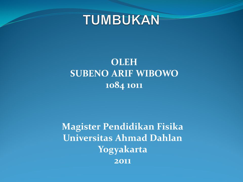 Magister Pendidikan Fisika Universitas Ahmad Dahlan