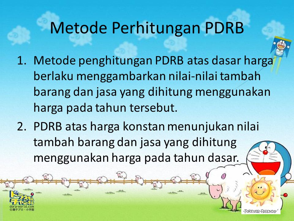 Metode Perhitungan PDRB