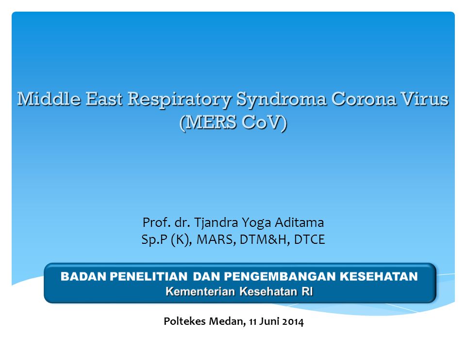 Prof. dr. Tjandra Yoga Aditama Sp.P (K), MARS, DTM&H, DTCE