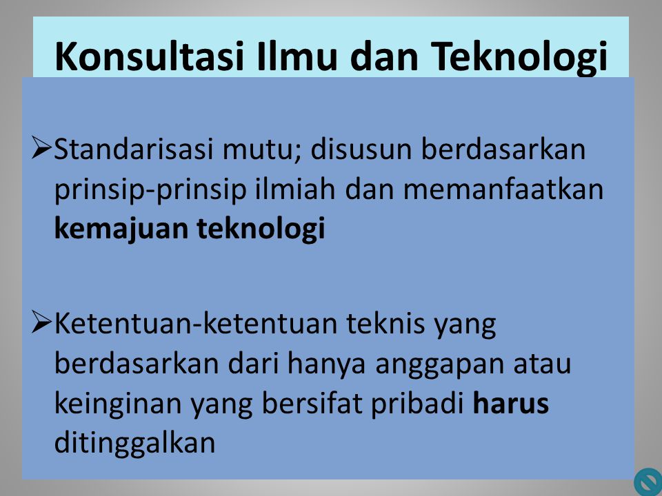 Konsultasi Ilmu dan Teknologi