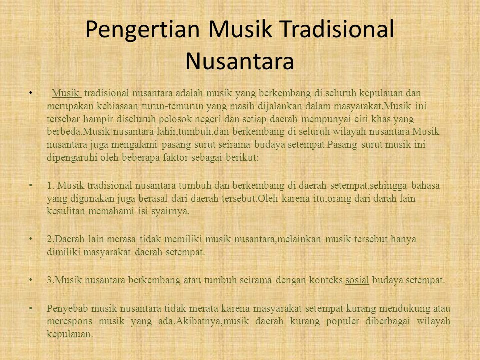 Musik Tradisional Nusantara Ppt Download