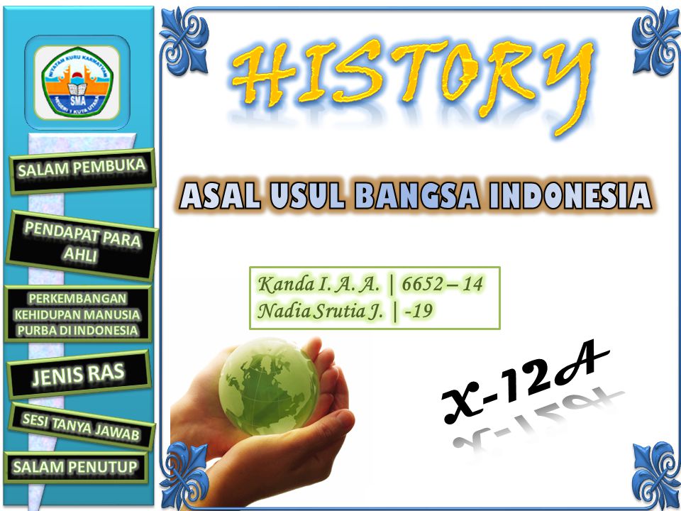 HISTORY HISTORY X-12A ASAL USUL BANGSA INDONESIA
