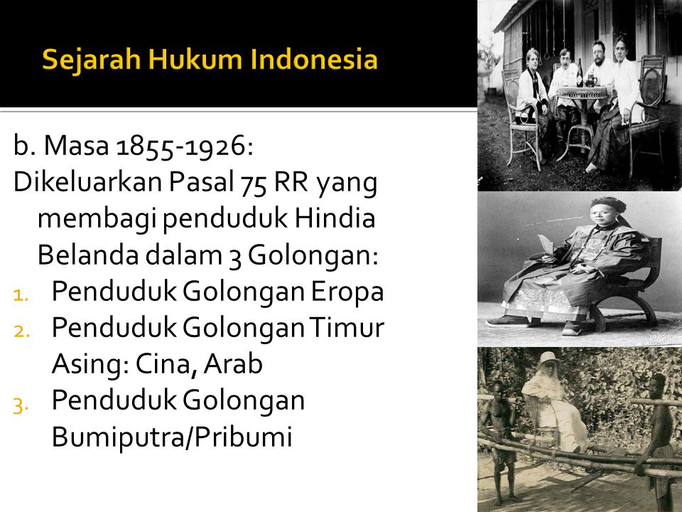 Sejarah Hukum Indonesia