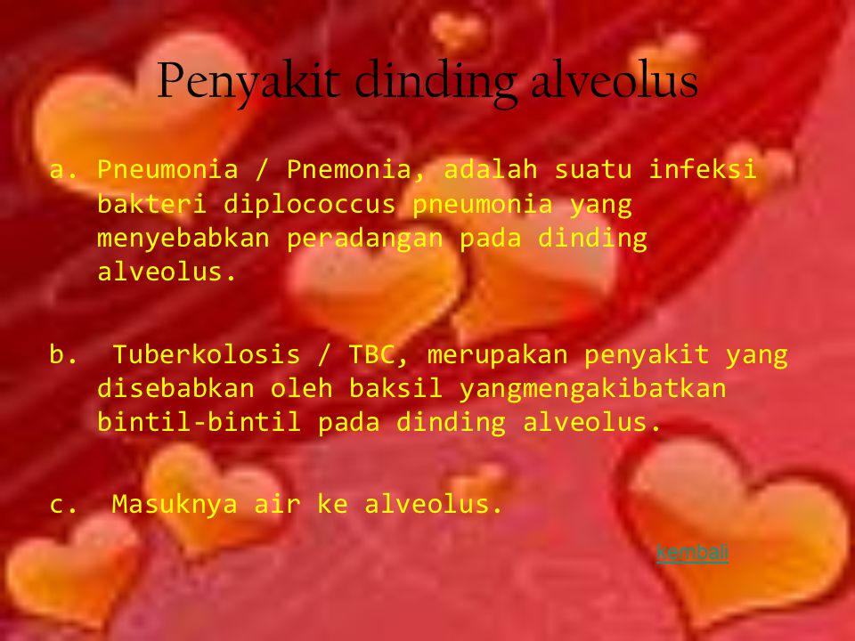 Penyakit dinding alveolus