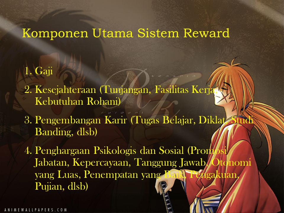 Komponen Utama Sistem Reward