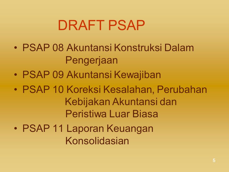 DRAFT PSAP PSAP 08 Akuntansi Konstruksi Dalam Pengerjaan