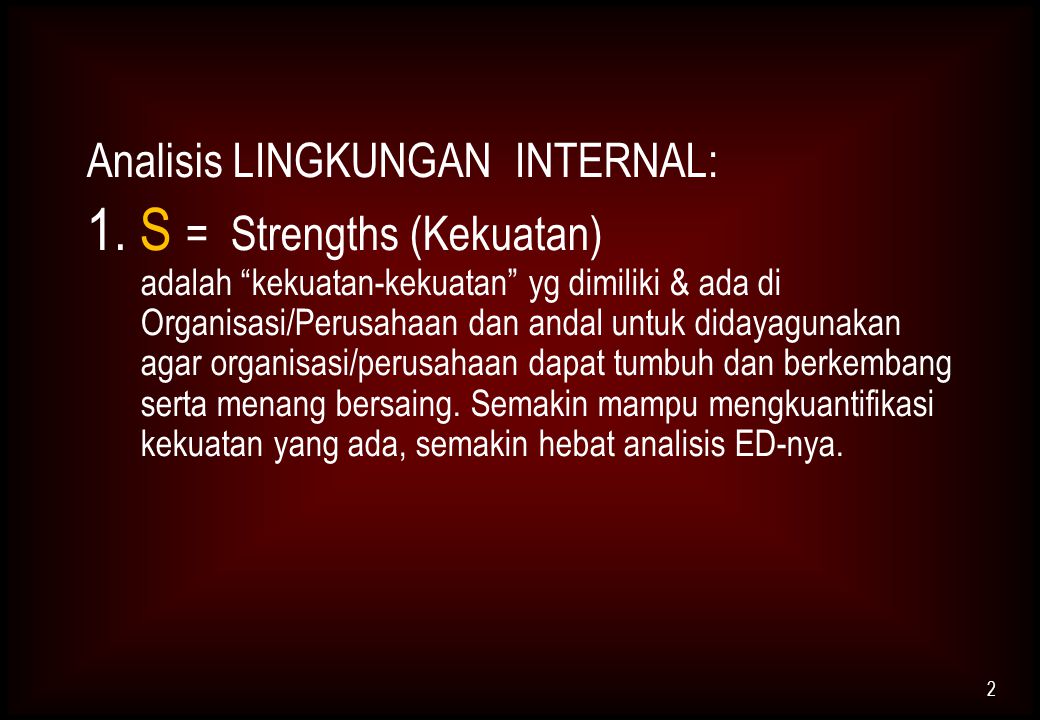 Contoh Analisis Swot Organisasi Ppt - Simak Gambar Berikut