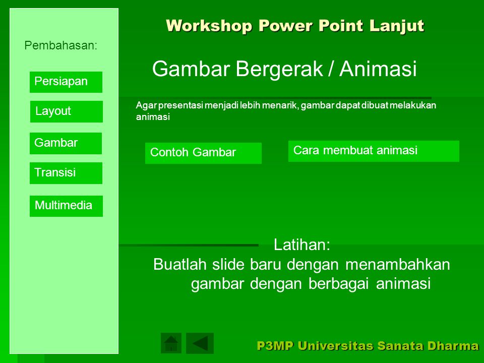 Workshop Power Point Lanjut