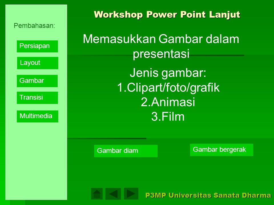 Workshop Power Point Lanjut