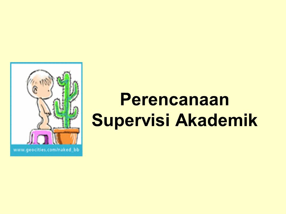 Lampiran Supervisi Akademik Ppt Download