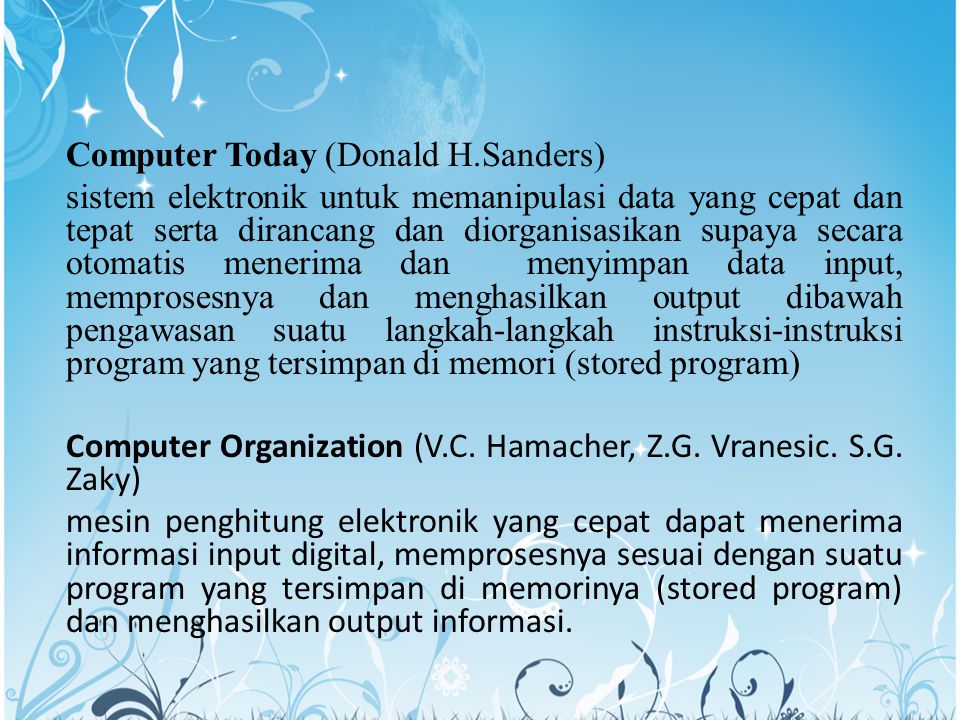 Computer Today (Donald H.Sanders)