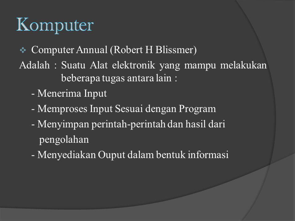 Komputer Computer Annual (Robert H Blissmer)