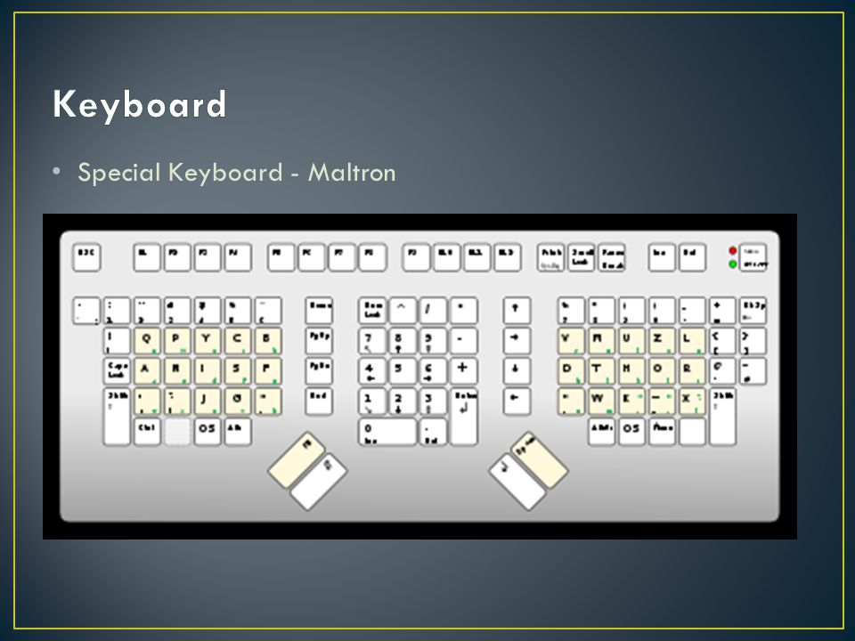 Keyboard Special Keyboard - Maltron