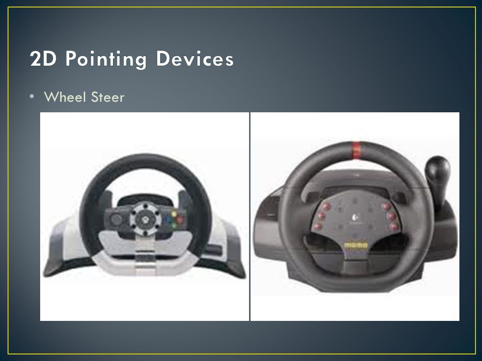 2D Pointing Devices Wheel Steer