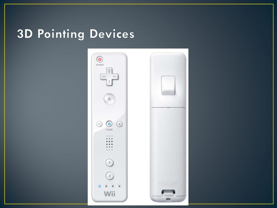 3D Pointing Devices