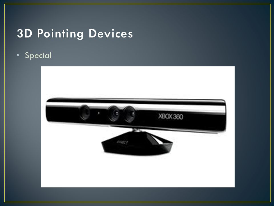 3D Pointing Devices Special