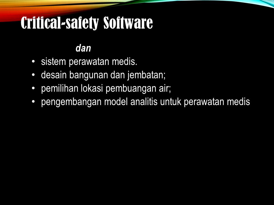 Critical-safety Software