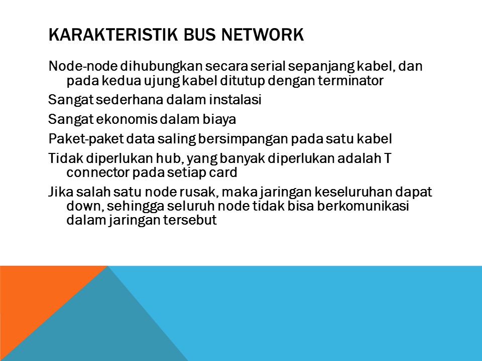 Karakteristik Bus Network