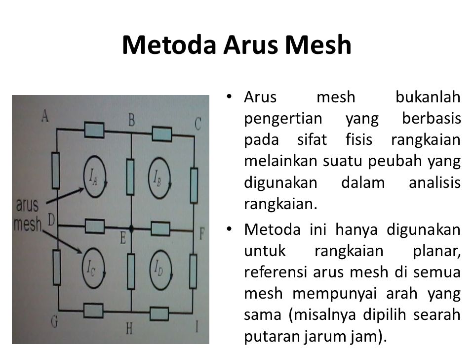Metoda Arus Mesh