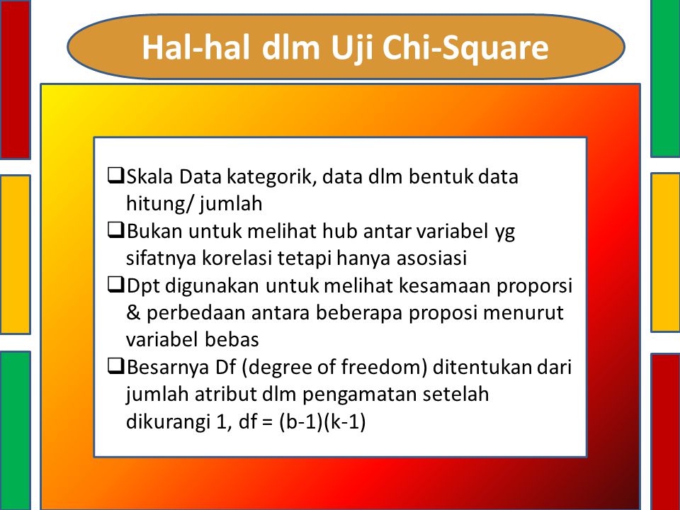 Uji Chi Square X2 Hub Kategorik Dng Kategorik Ppt Download