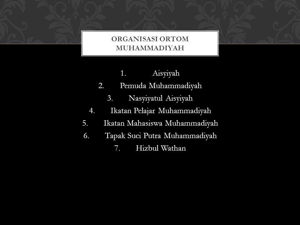 Organisasi Ortom Muhammadiyah