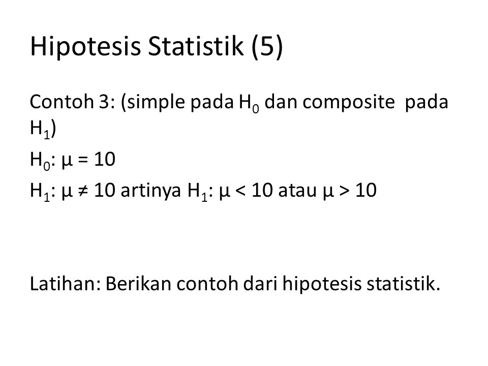 Hipotesis Statistik (5)