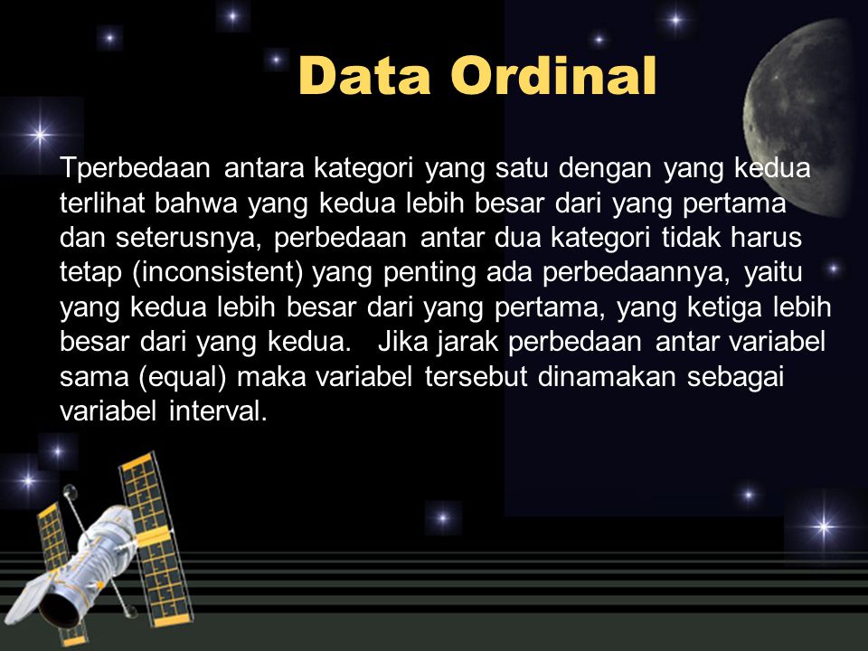 Data Ordinal