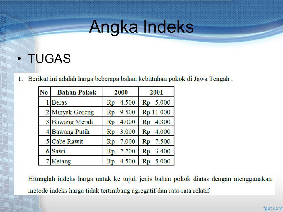 Angka Indeks TUGAS