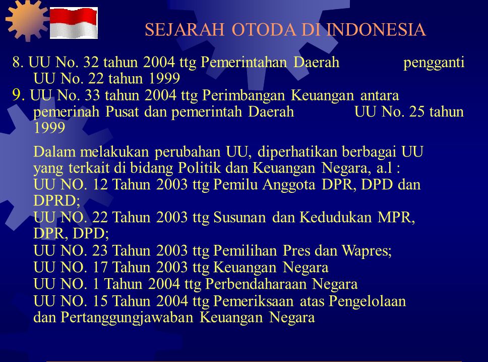 SEJARAH OTODA DI INDONESIA