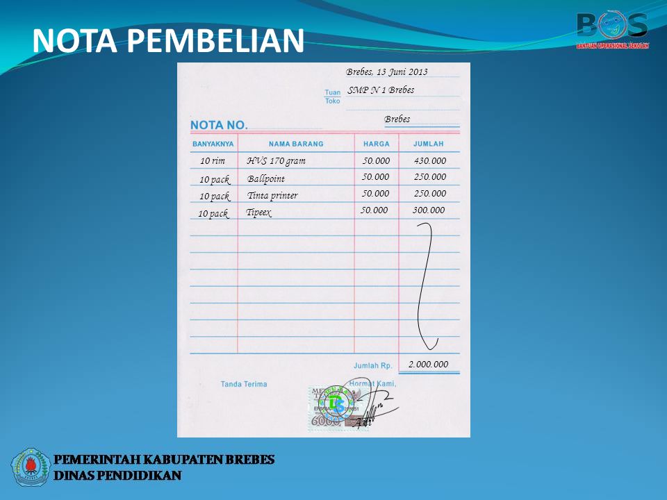 Tim Manajemen Bos Kabupaten Brebes Tahun Ppt Download